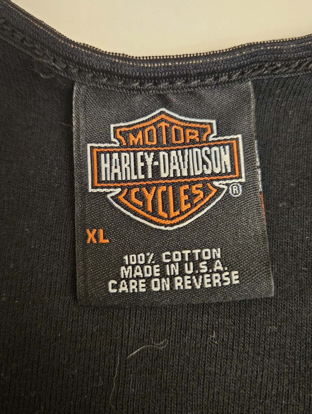Harley-Davidson Black Tank Top with Pink Trim Harley-Davidson 100 Years Tank XL - Picture 5 of 8